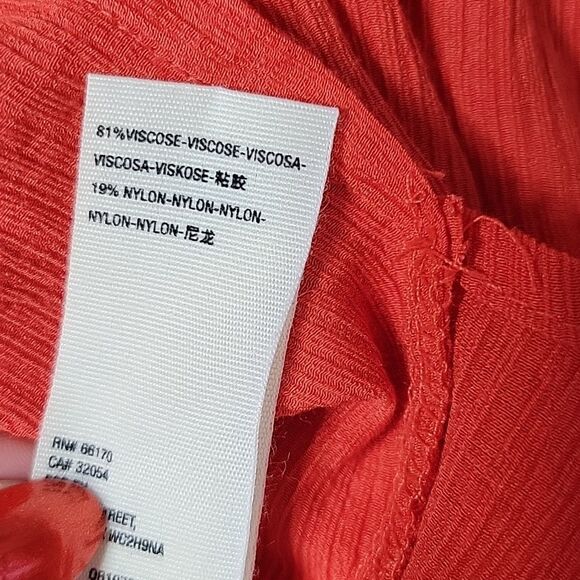 Free People Check On It Flame Red Top - Picture 4 of 5